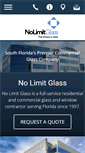 Mobile Screenshot of nolimitglass.com
